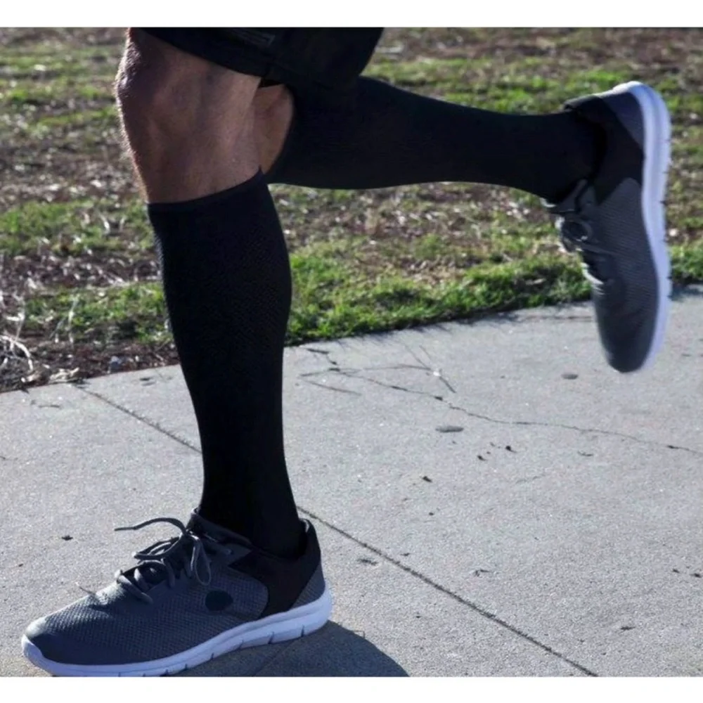 Copper Fit Energy Plus Compression Socks • Copper Infused • M 6-9 • W 7-10 NIB